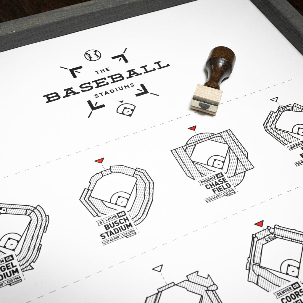 The Baseball Stadium Register Print