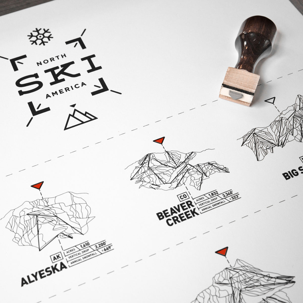The Ski Register Print WANDERWIDE